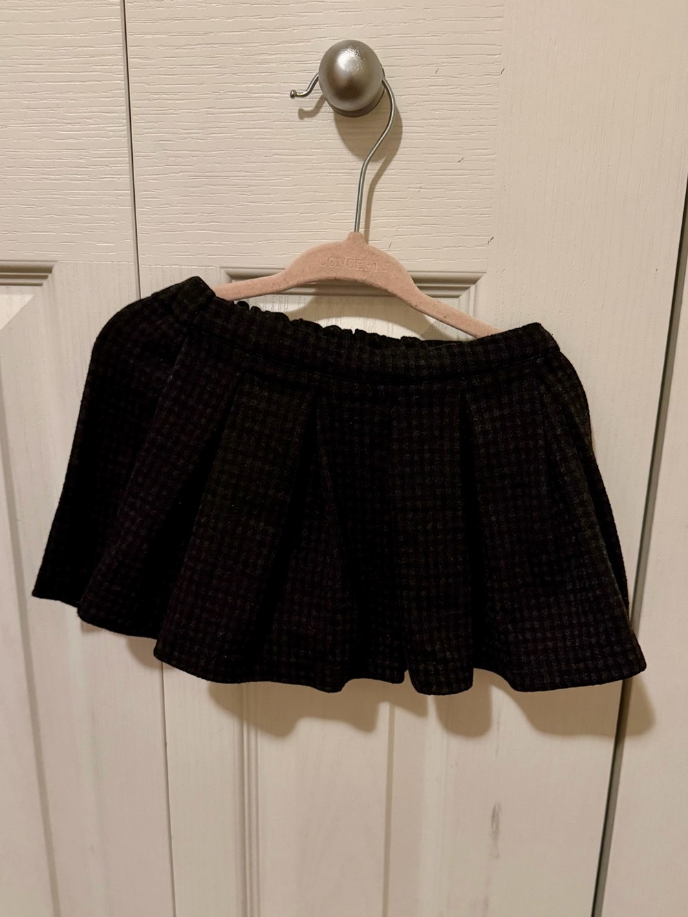 Zara Black Textured Circle Skirt